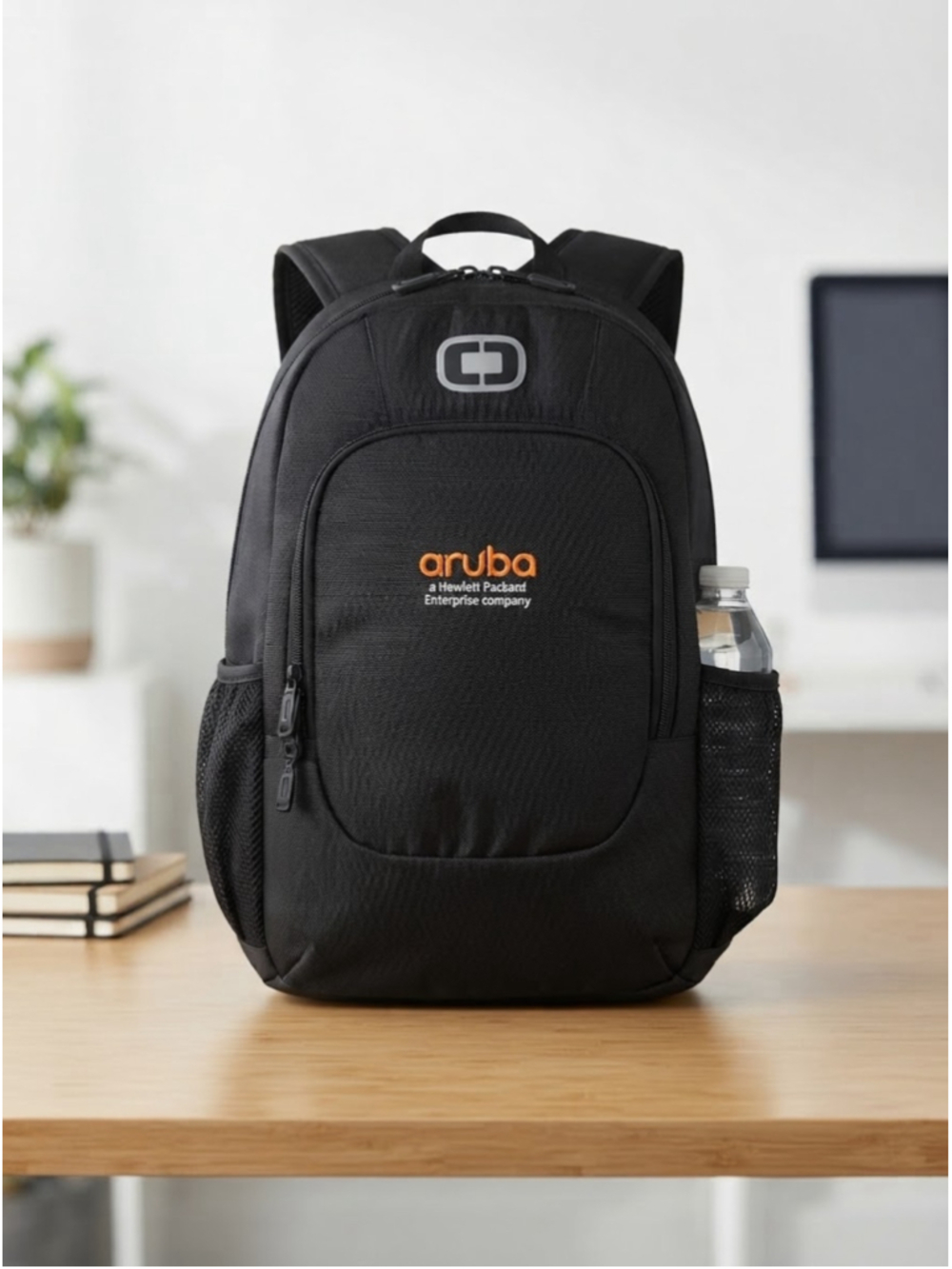 OGIO black laptop backpack travel bag holds 17" laptop and tablet aruba EUC